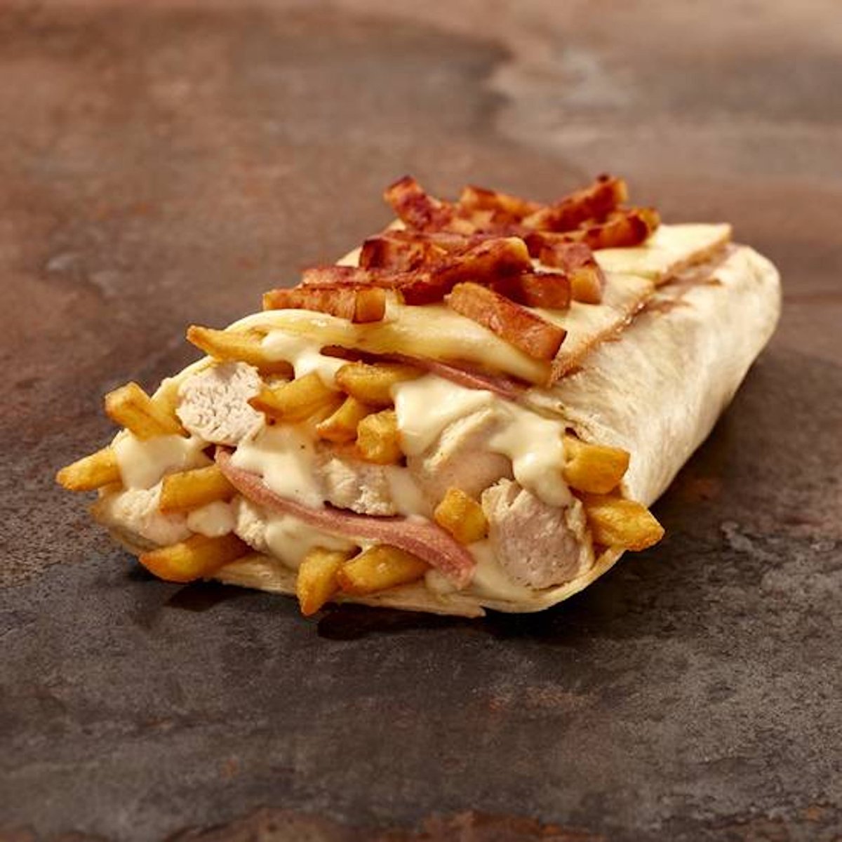 All natural taco L bacon gratine