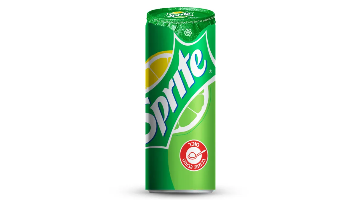 פחית ספרייט / 7UP לפי מלאי קיים Can of Sprite / 7UP as Available