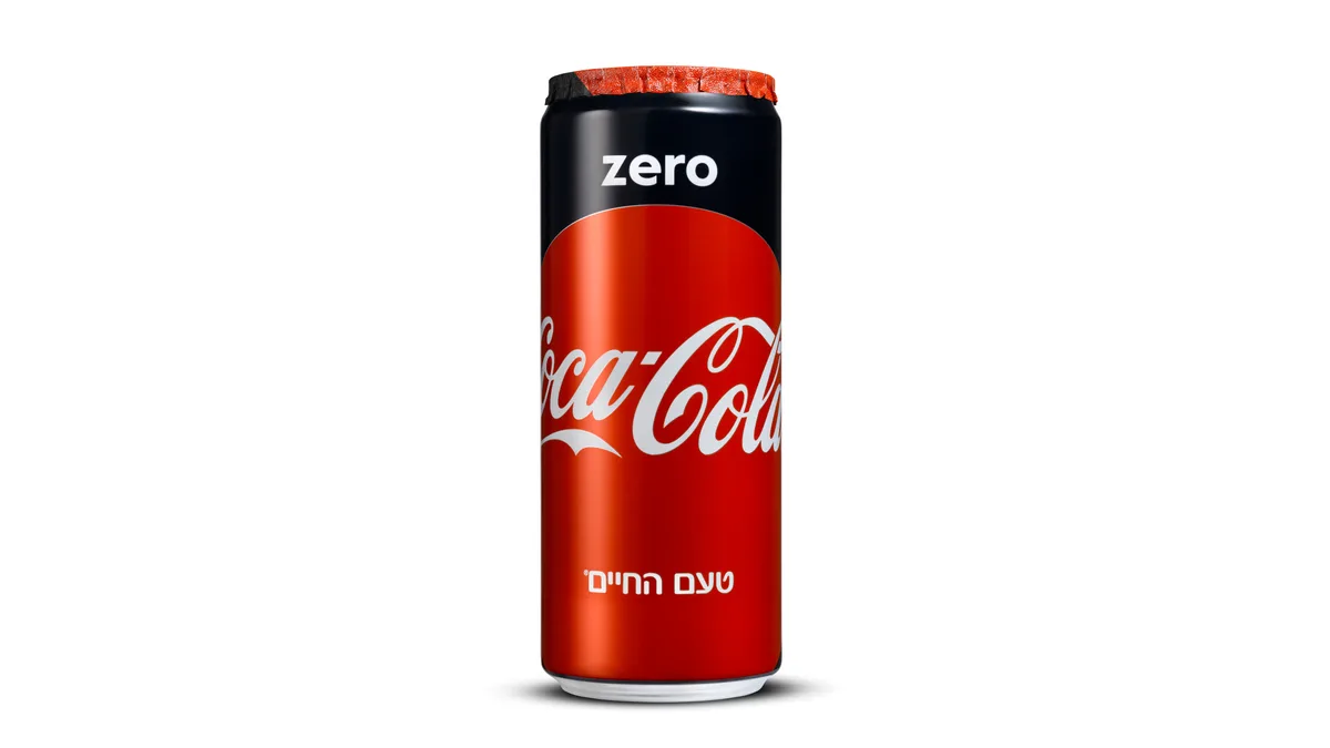 פחית קולה זירו Can of Coke Zero