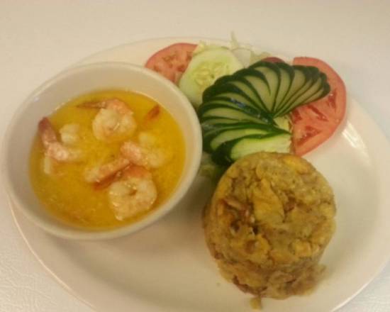 Shrimp Trifongo (Camarones)