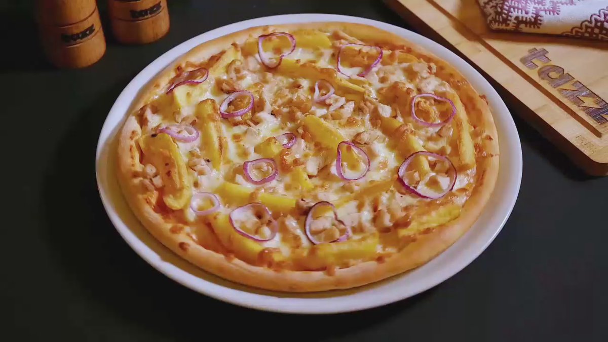 1+1  Pizza Con patatas 45 cm