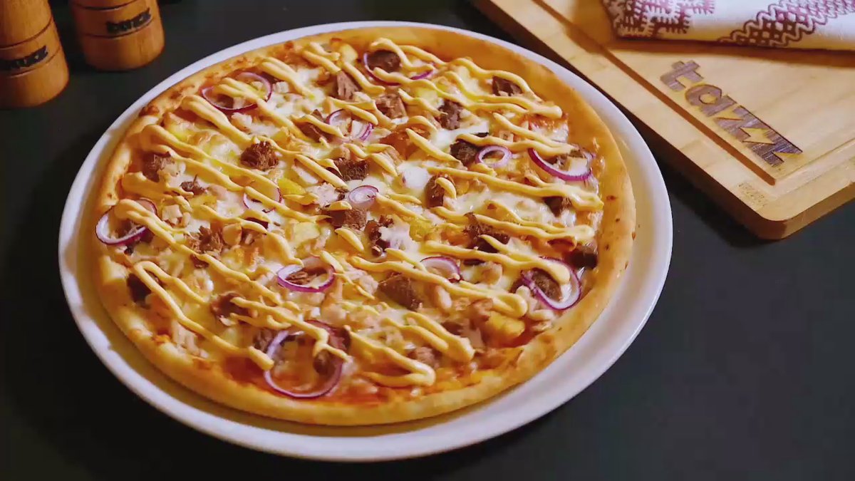 1+1  Pizza Meat and fries 30 cm
