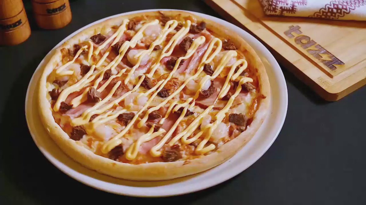 1+1  Pizza Surf and turf 30 cm