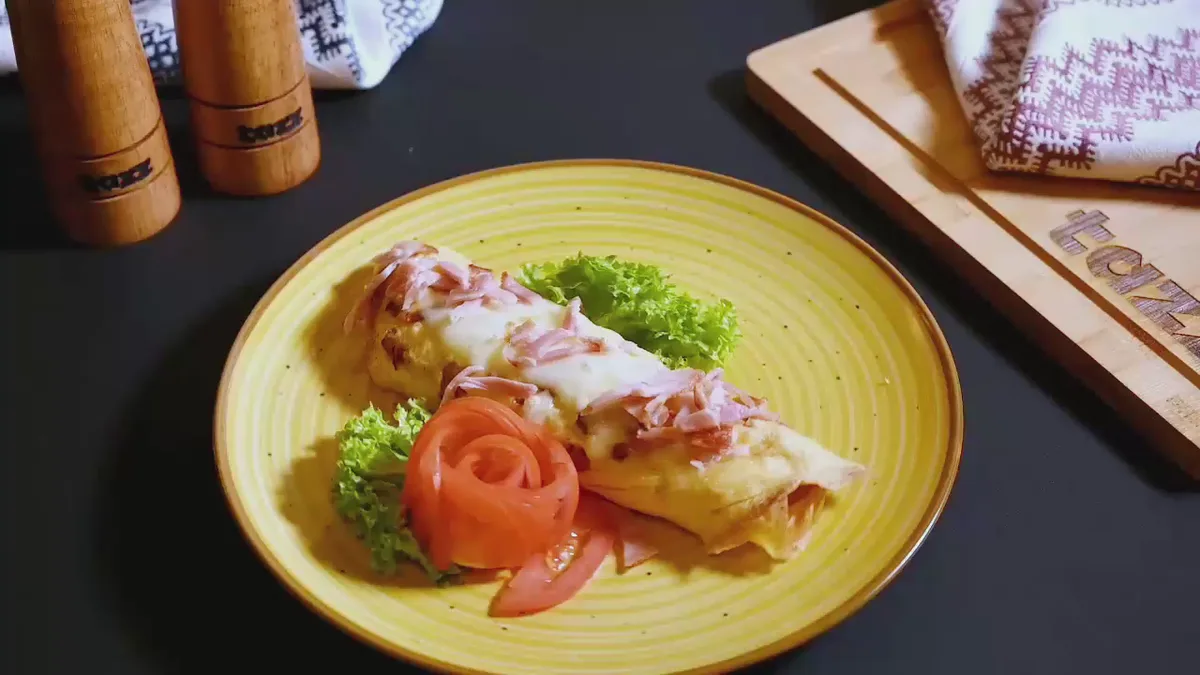 Omletă cu bacon