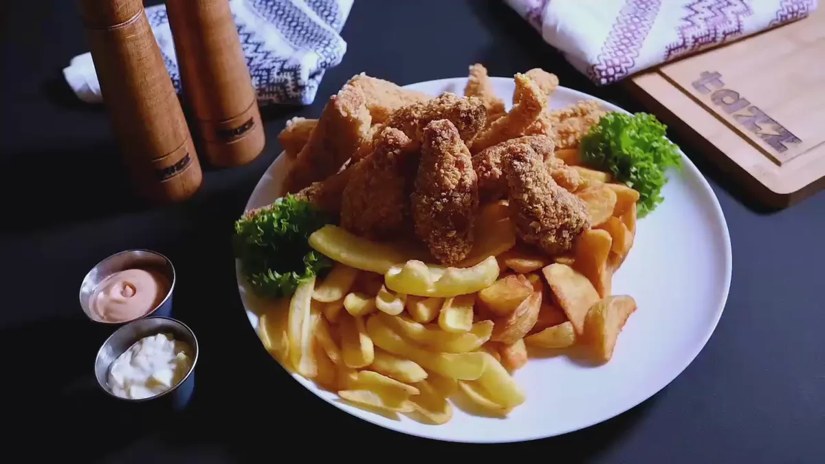 Platou crispy