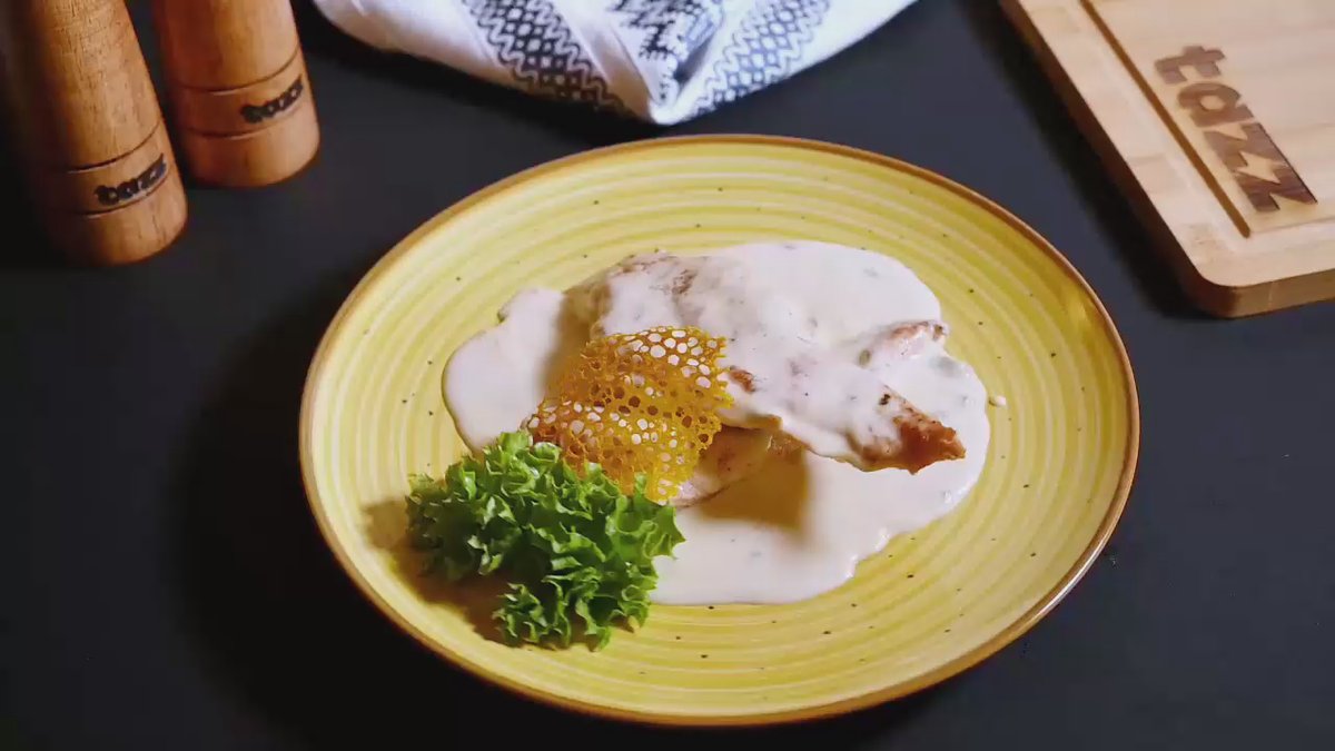 Pui cu sos gorgonzola