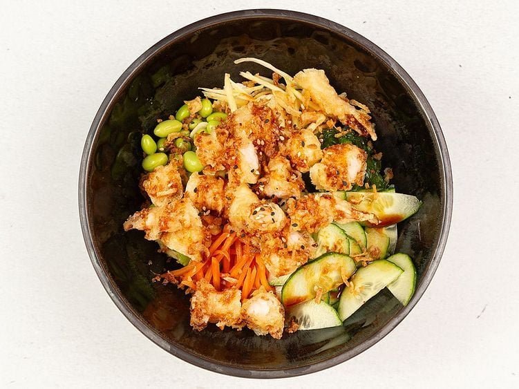 Poke marinated maguro
