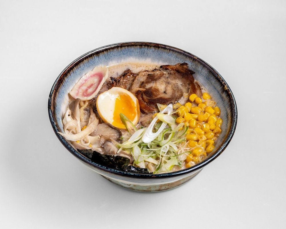 Ramen tonkotsu krevety