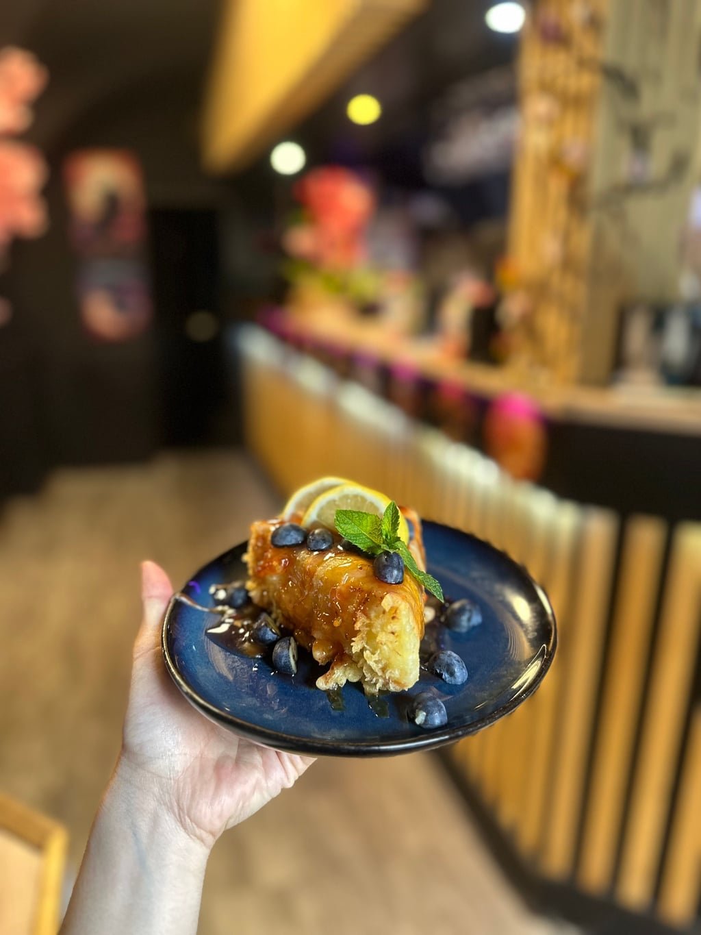 Tempura cheesecake