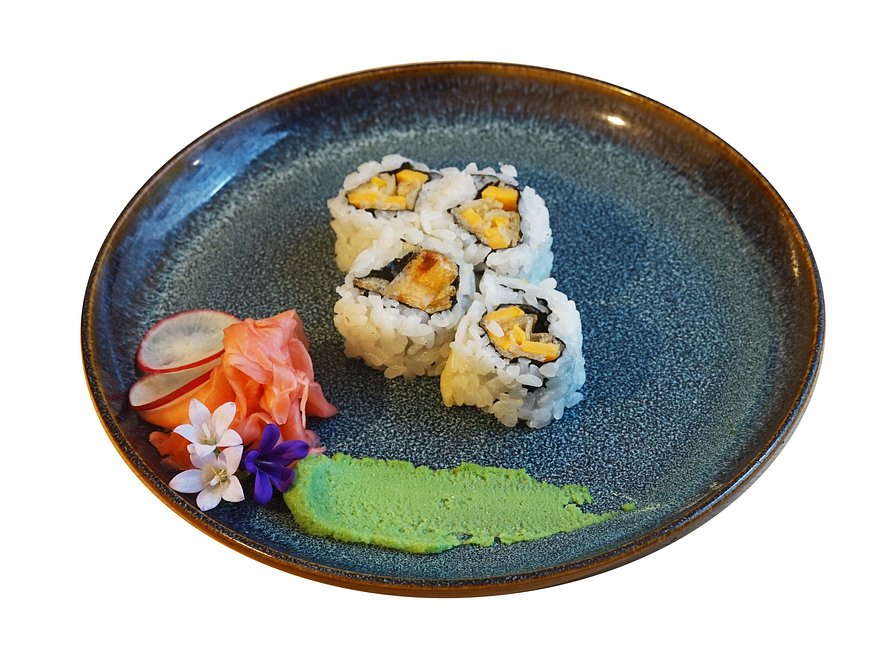 Uramaki sweet potato