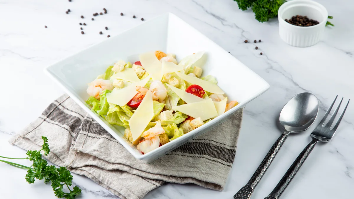 Цезарь с креветками/Ceasar with shrimps