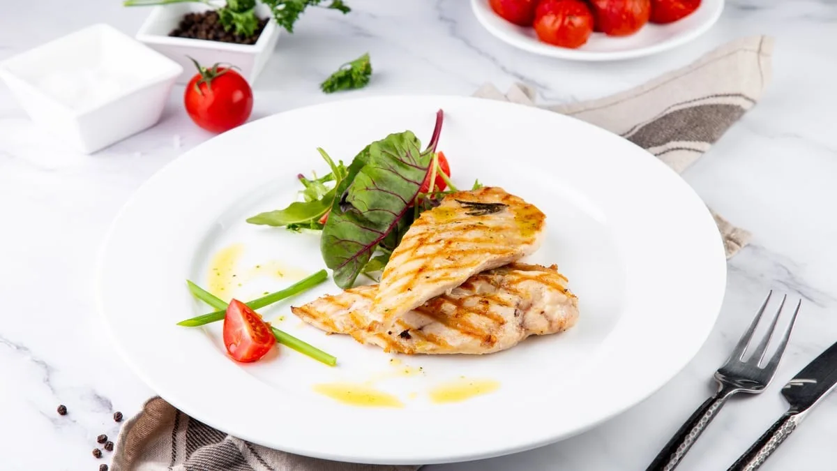 Стейк из куриной грудки/Chicken breast steak