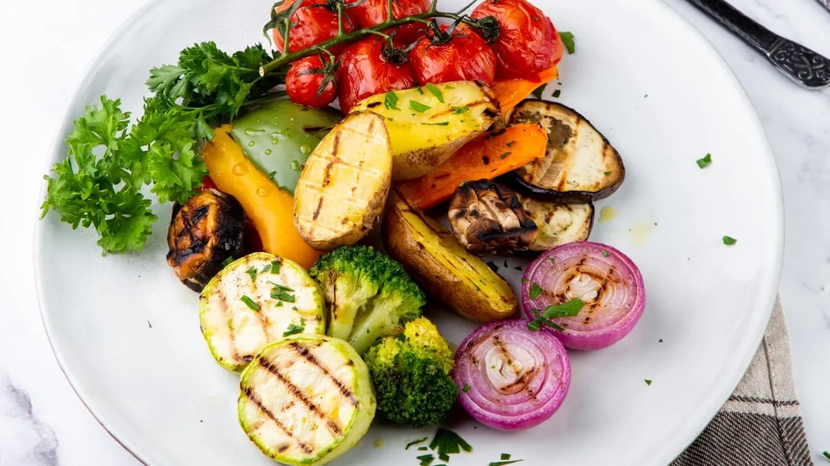 Микс из овощей на гриле/Grilled mix vegetables