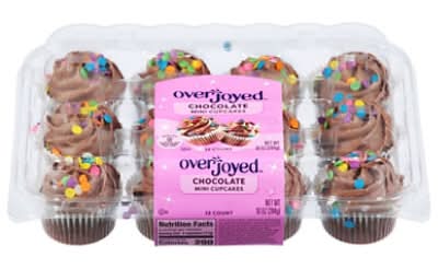 Overjoyed Chocolate Cupcakes Mini - 12 Each