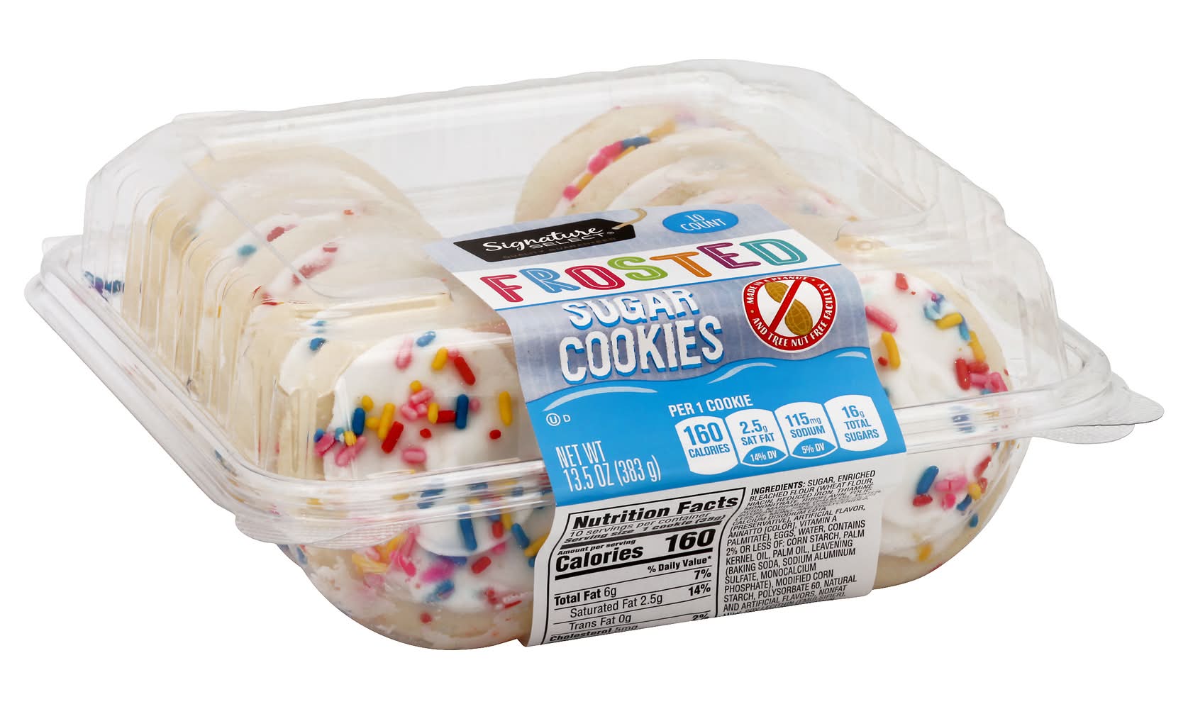 Signature Select White Frosted Sugar Cookies (13.5 oz, 10 ct)