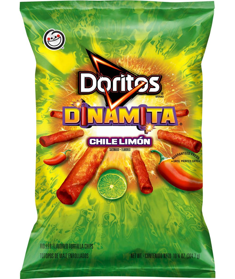 Doritos Dinamita Rolled Tortilla Chips, Chile Limon (10.75 oz)