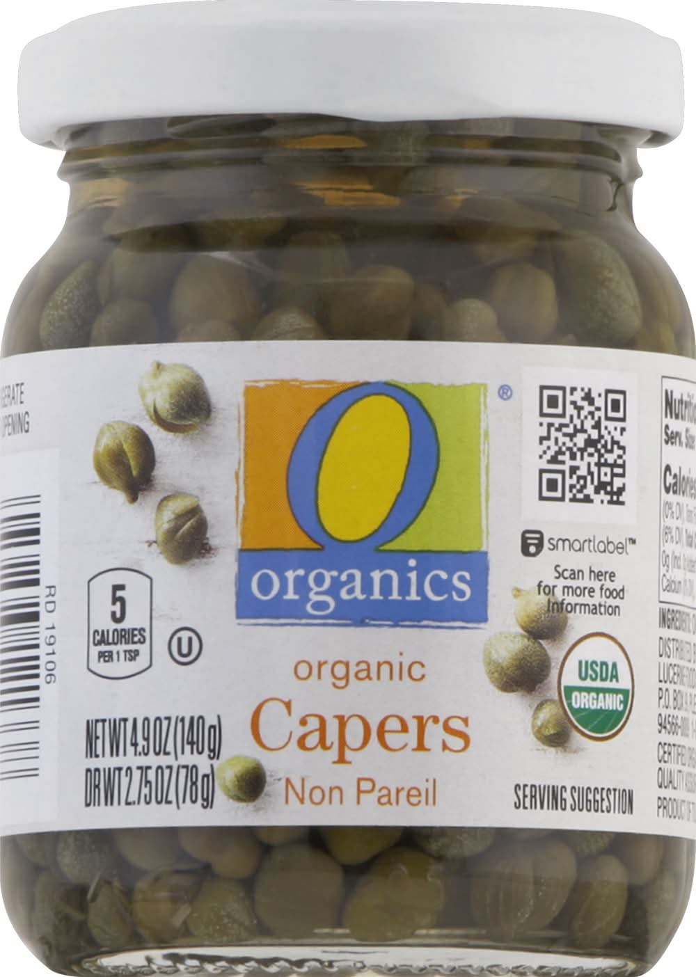 O Organics Capers Non Pareil (4.9 oz)