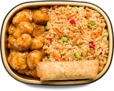 Ready Meals General Tso Chicken W/Fried Rice and Egg Roll