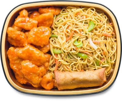 Readymeals Orange Chicken With Chowith Mein and Egg Roll - Each