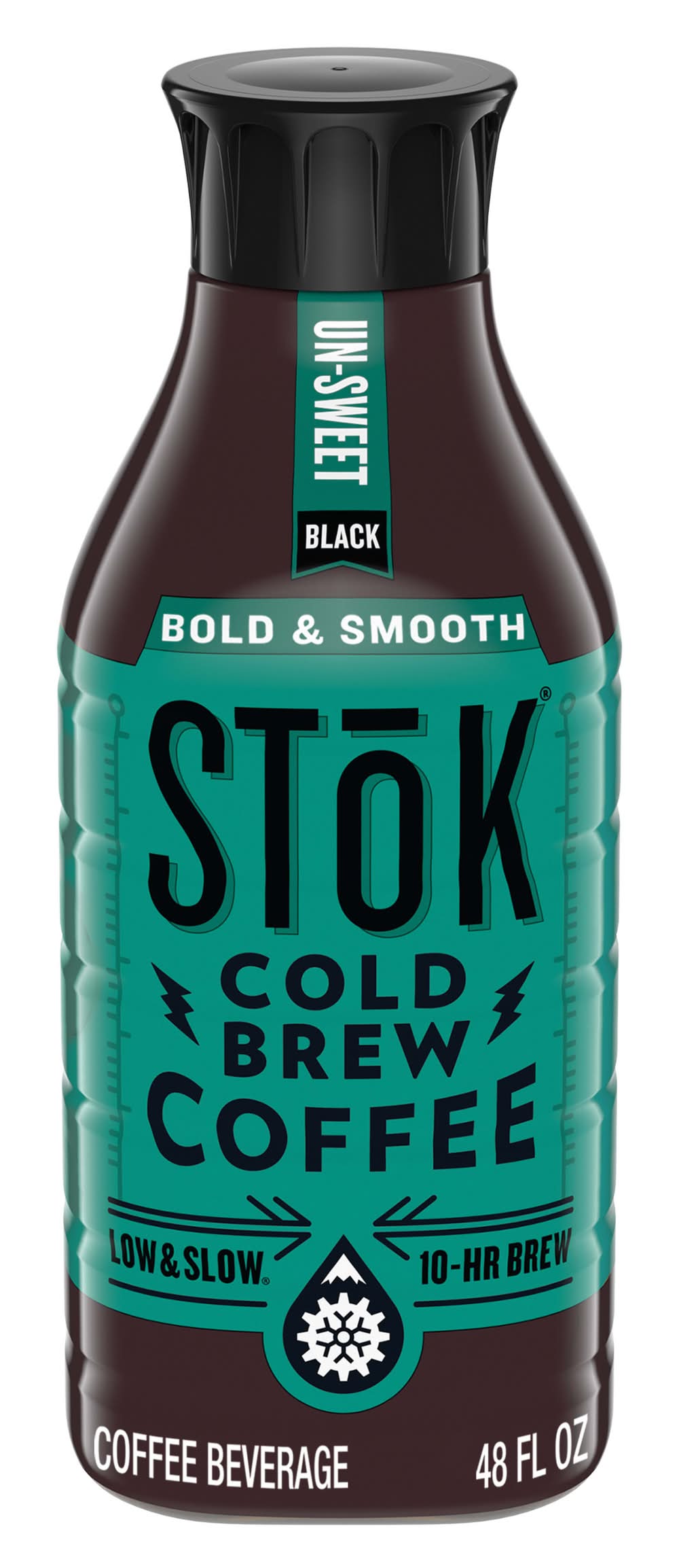 STōK Bold and Smooth Black Unsweetened Cold Brew Coffee (48 fl oz)