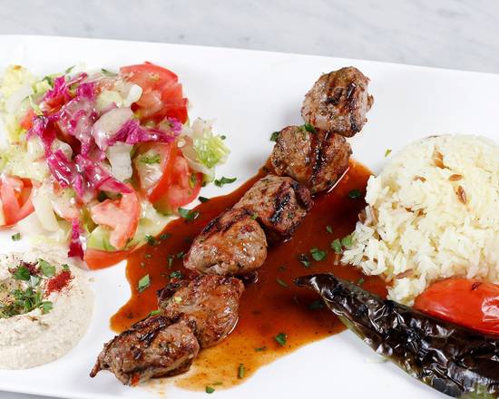Beef Shish Kebab Plate