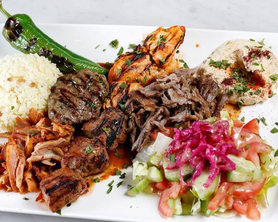 Mediterranean Combo Kebab Plate