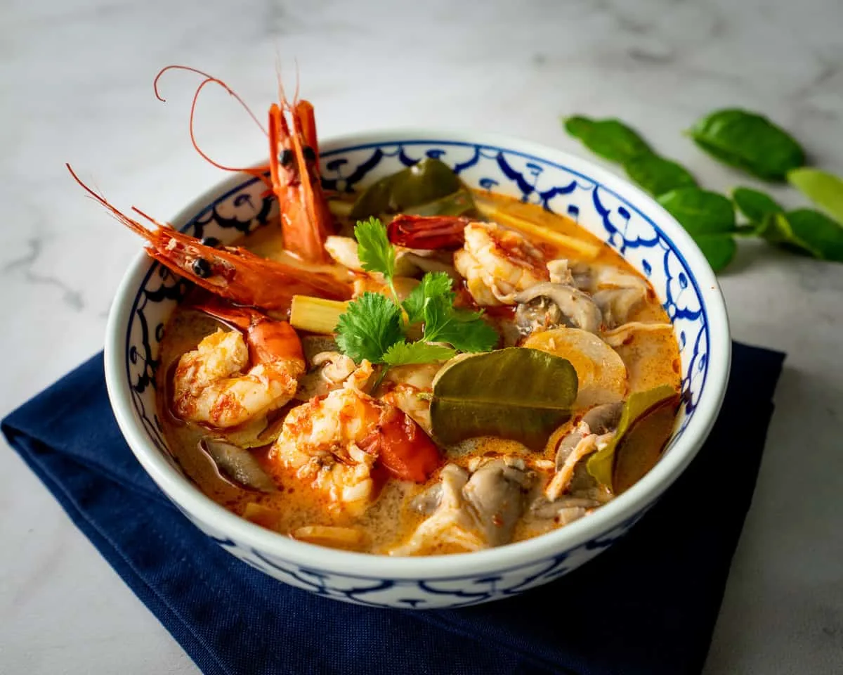Classic Hot and Sour Soup prawns 🦐🌶