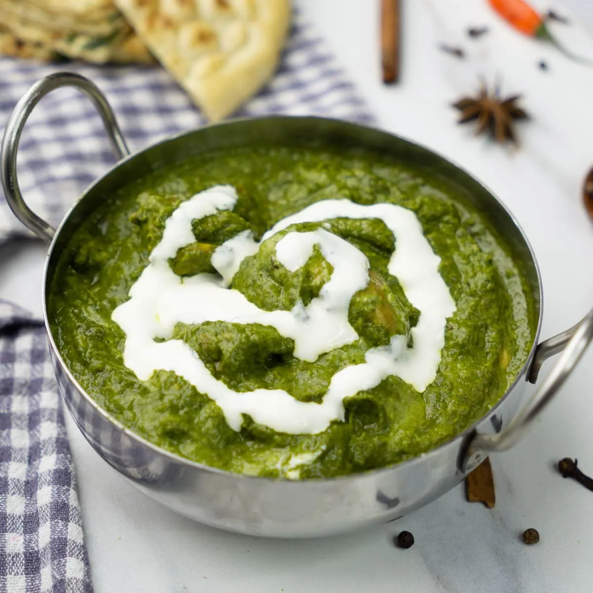 palak chicken