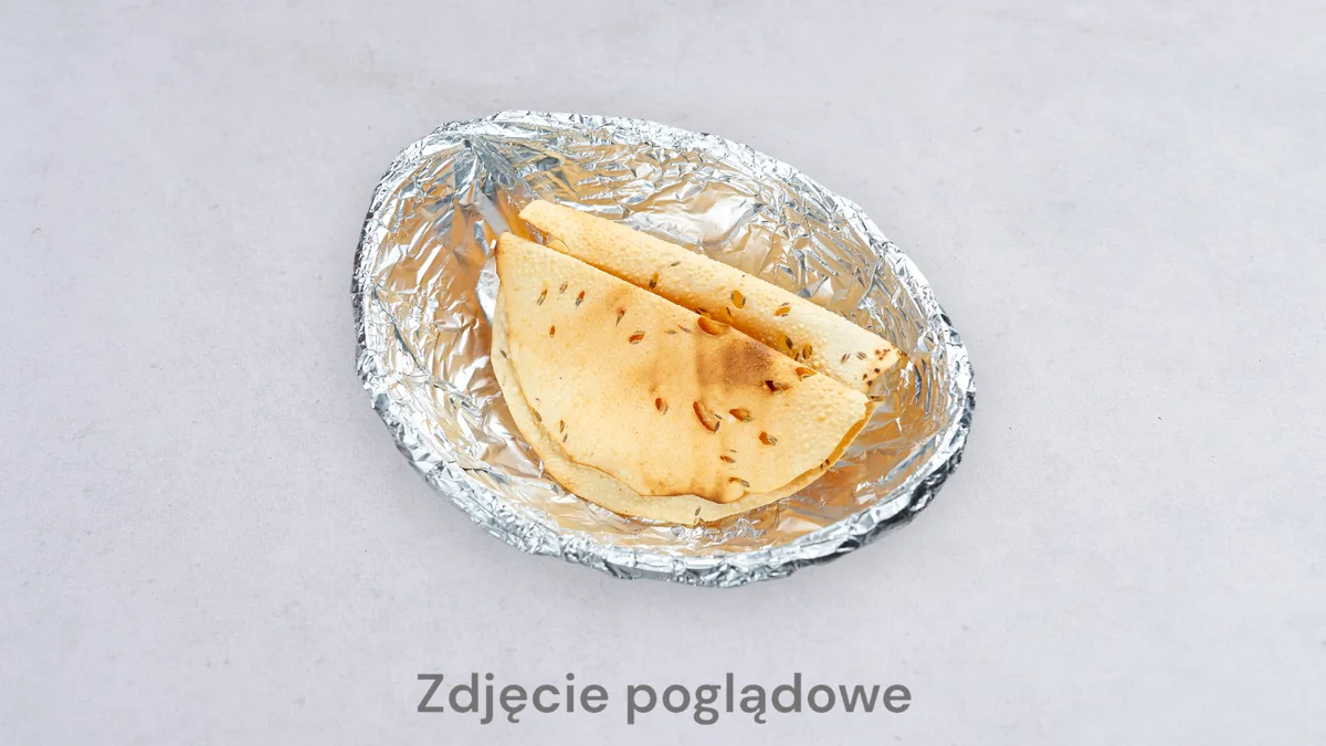 Roasted papadum