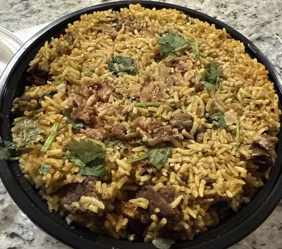 Goat biryani