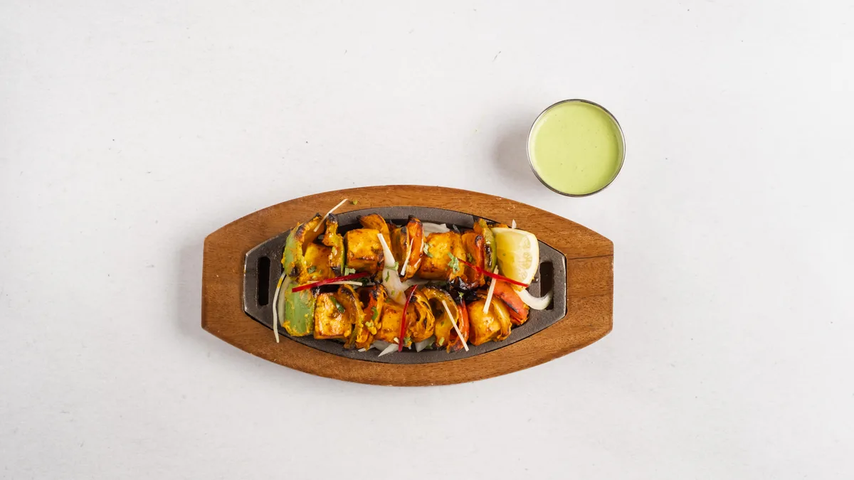 Paneer shashlik