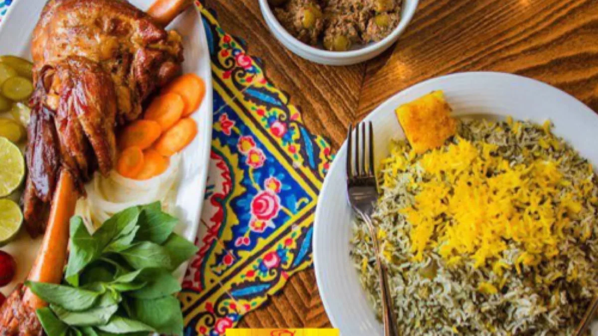 Chelo Mahichehb( lamb leg + rice)