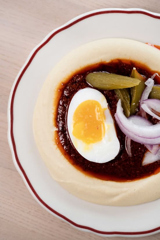 Soft Cooked Egg Hummus