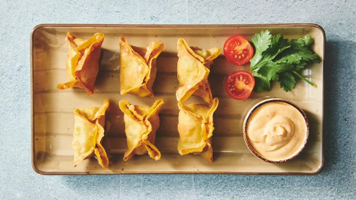 5. Hjemmelavede Wantons (6 stk)