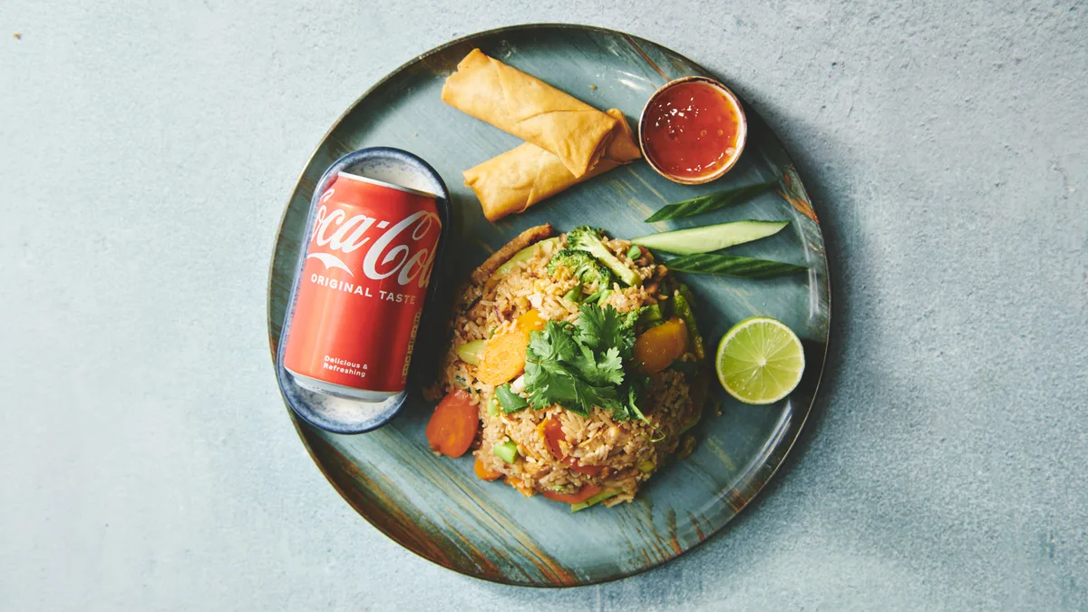B.Stegt Tofu i soya sauce