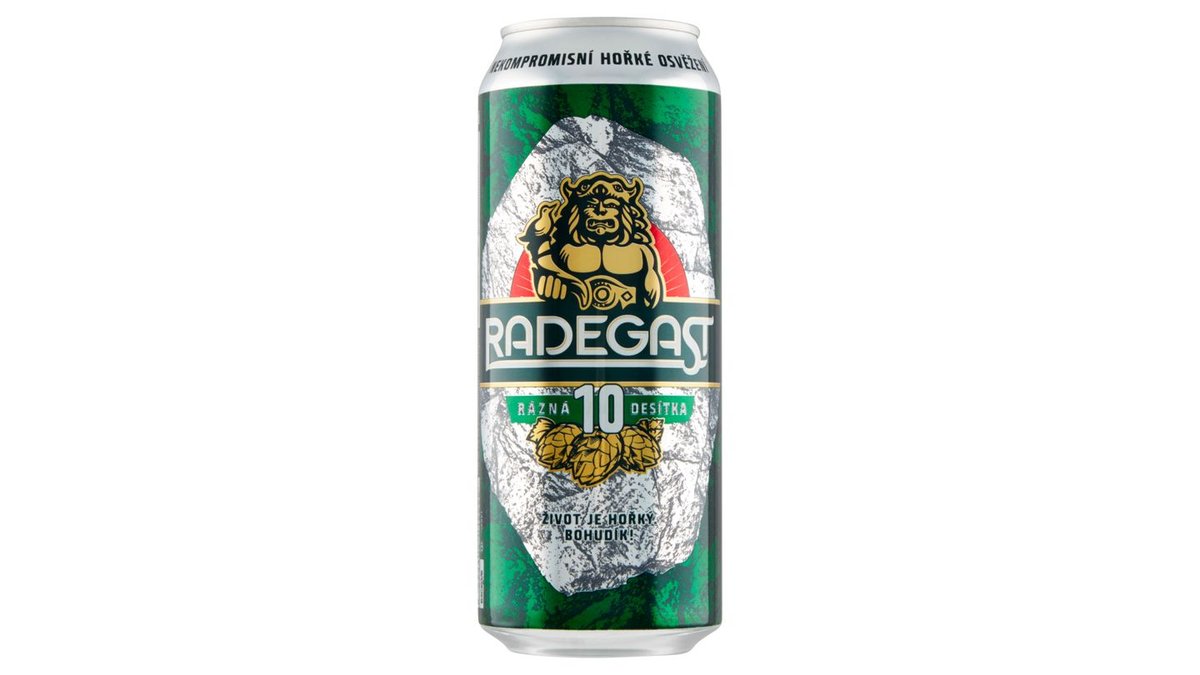 Radegast 10 - výčepní světlé 0,5 l