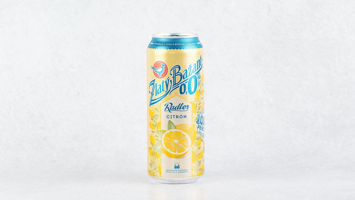 Zlatý Bažant 0% nealko Radler