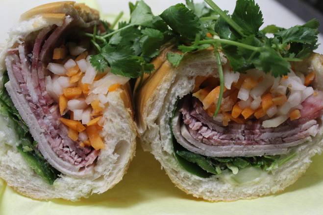 1. Ham, Pate, Headcheese, and Pork Patty (Banh Mi Thit Nguoi)