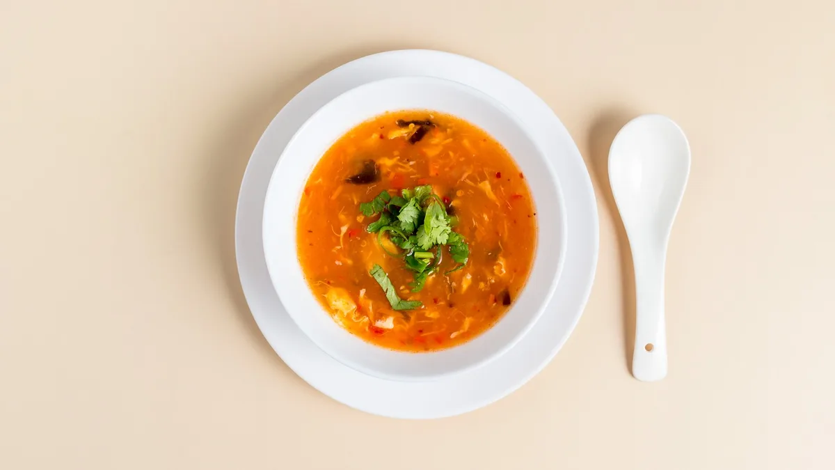 1. Sour-Spicy Soup