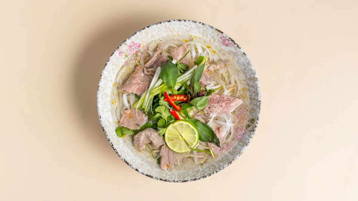 Pho-Flat Rice Noodle Soup