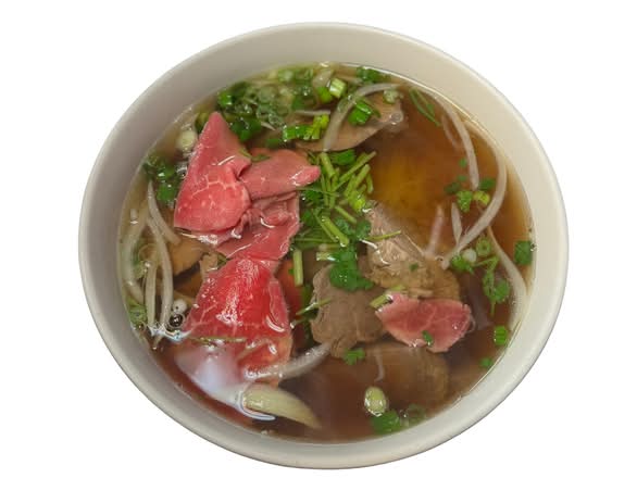 #305C. Beef Meat Ball and Sliced Beef (RAW) Noodle Soup