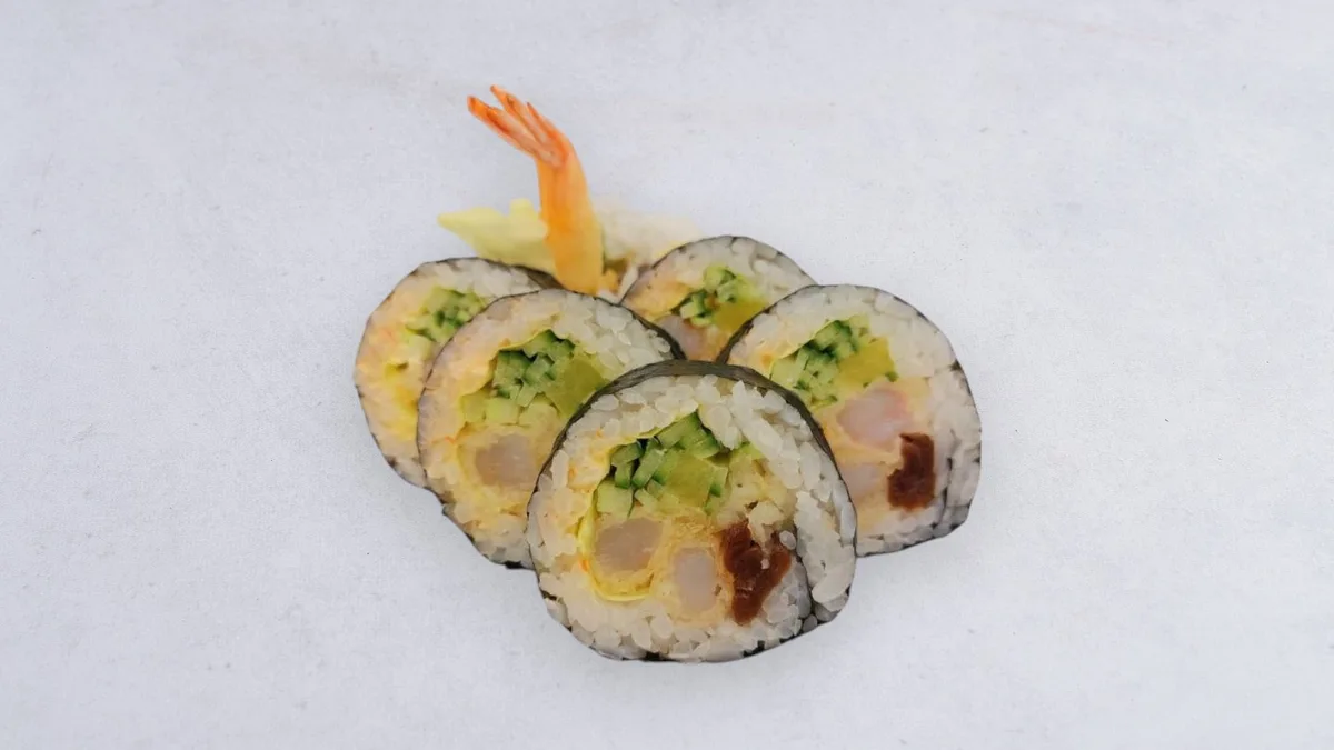 Futomaki krewetka tempura