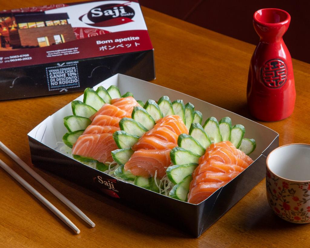 Sashimi de Salmão - 16 Unidades