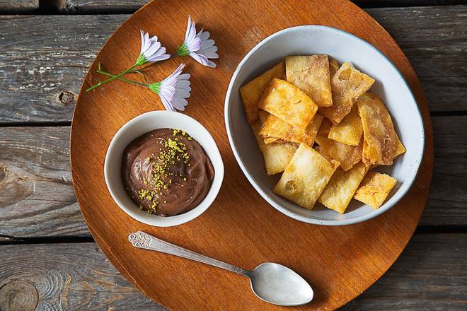 Chocolate Hummus and Cinnamon Chips