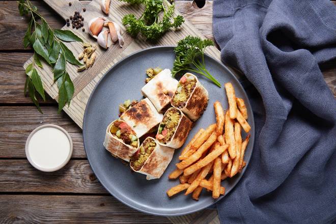 Falafel Wrap Bites