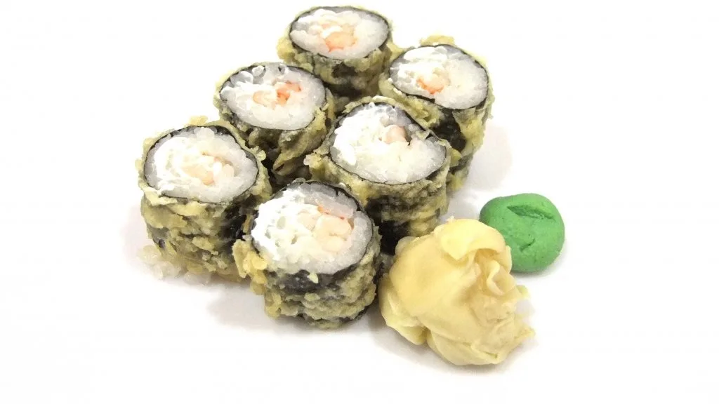 Ebi maki philadelphia tempura