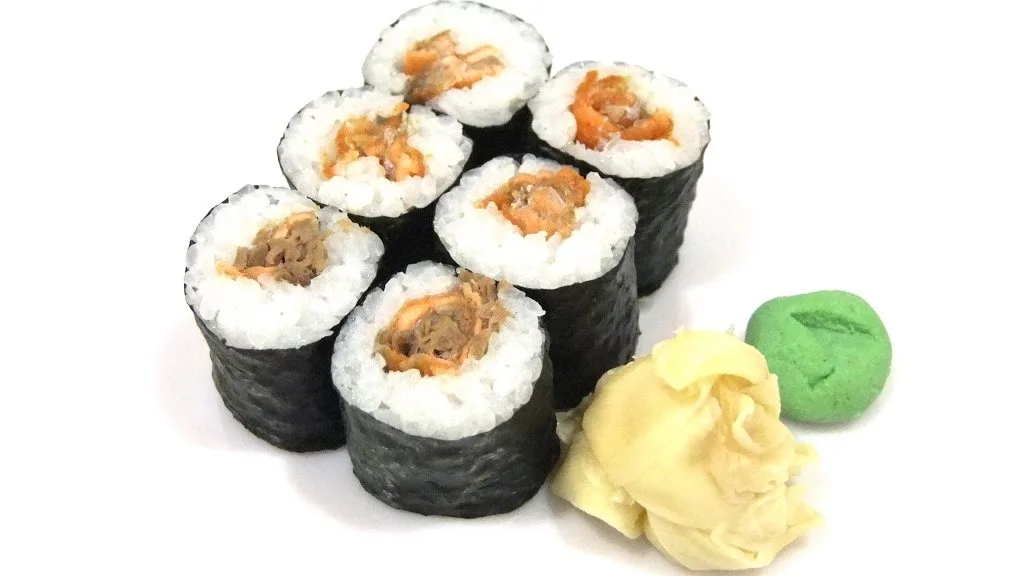 Grill salmon maki