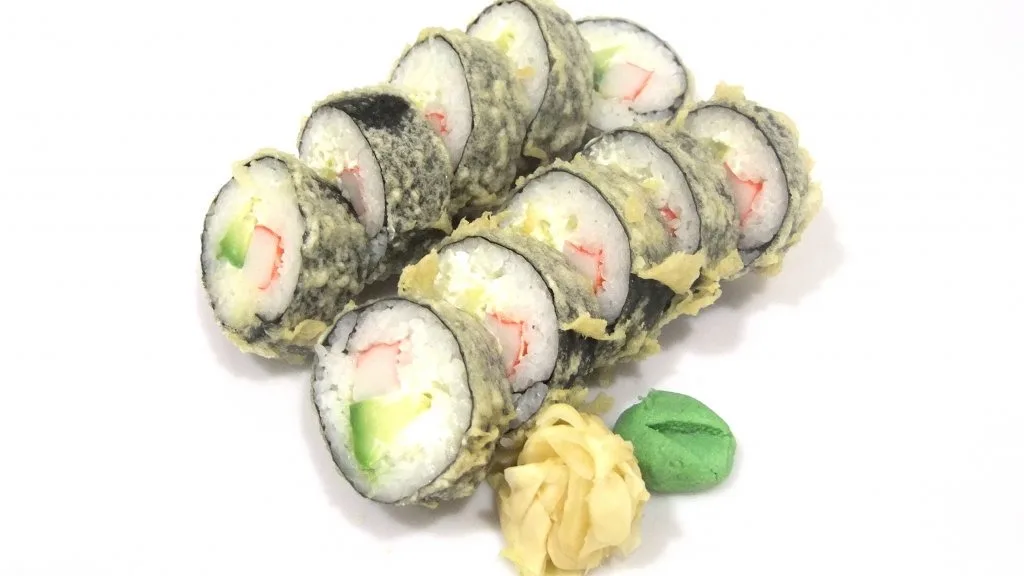 Philadelphia surimi tempura