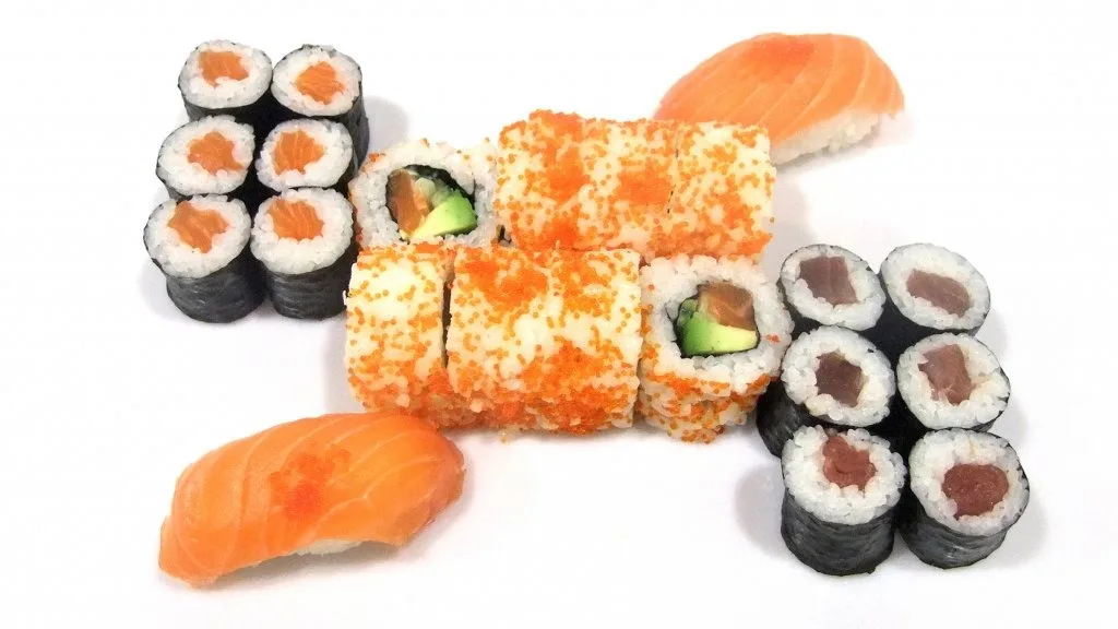 Sushi menu 2. Tobiko