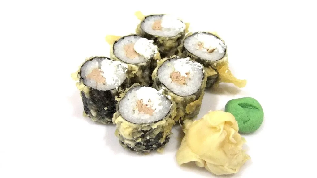 Tekka maki Philadelphia tempura